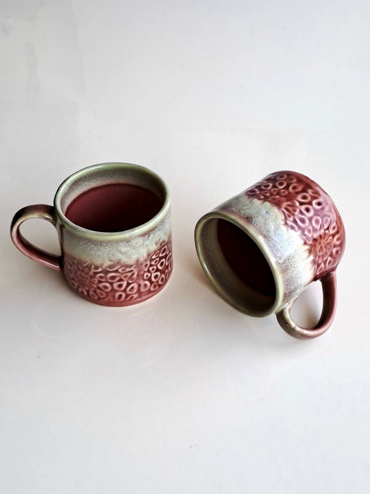 RED COLOUR  CUP/MUG (SET OF 2)