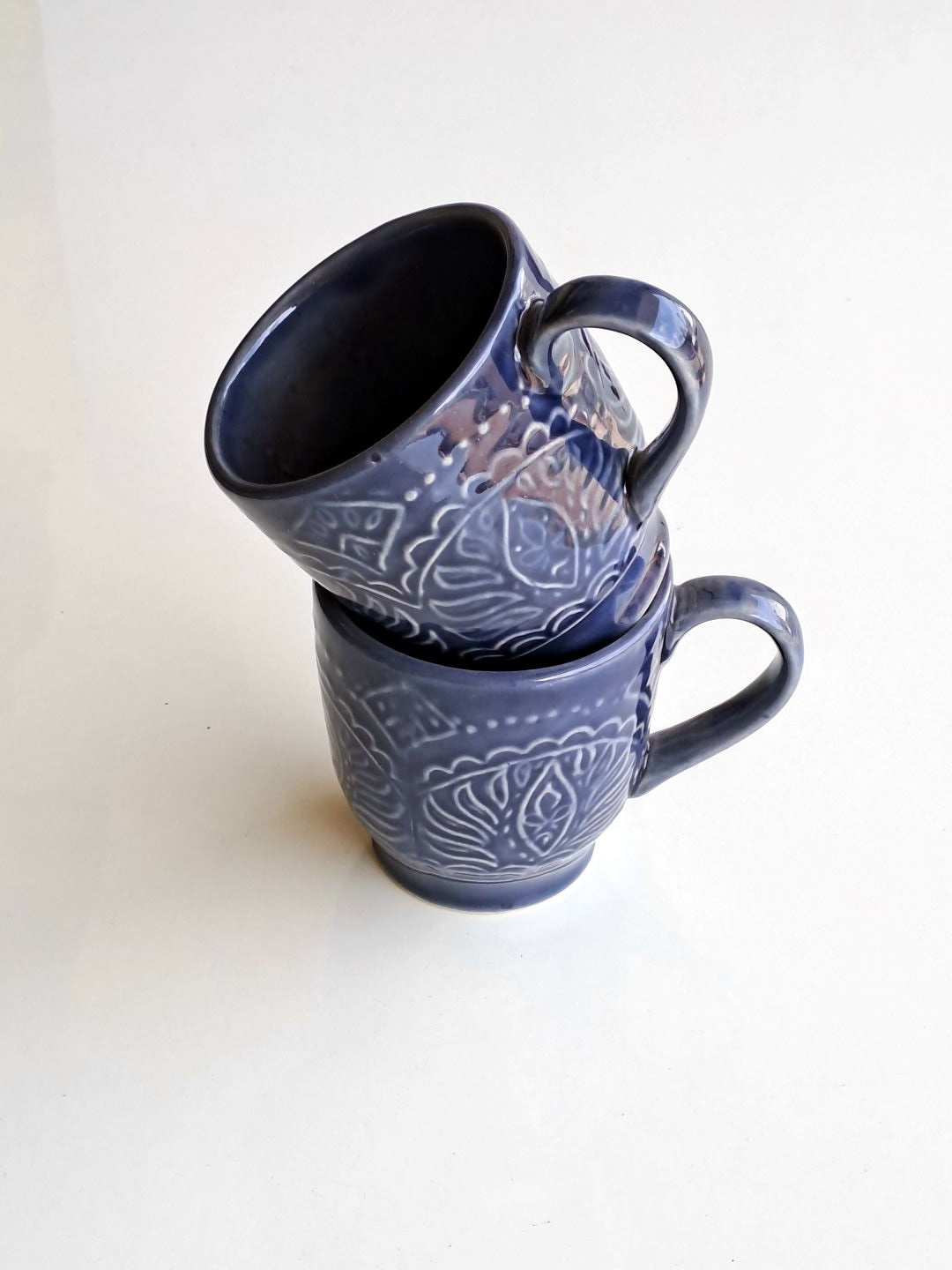 BLUE COLOUR  CUP/MUG (SET OF 2)