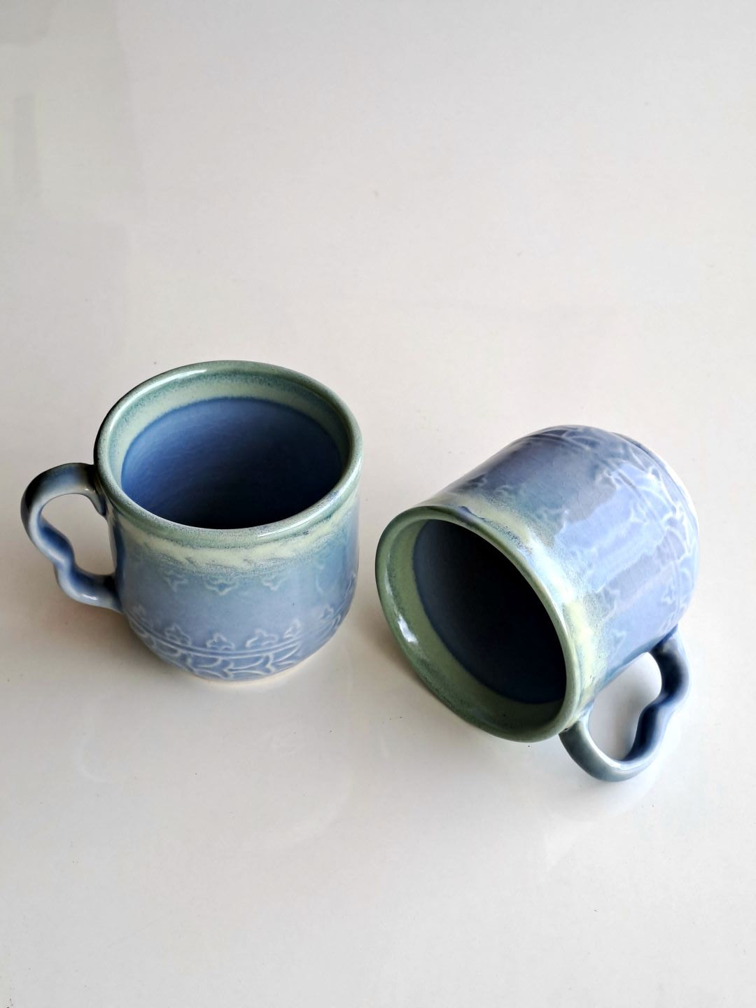 BLUE COLOR MUG/CUP(SET OF 2)