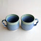 BLUE COLOR MUG/CUP(SET OF 2)