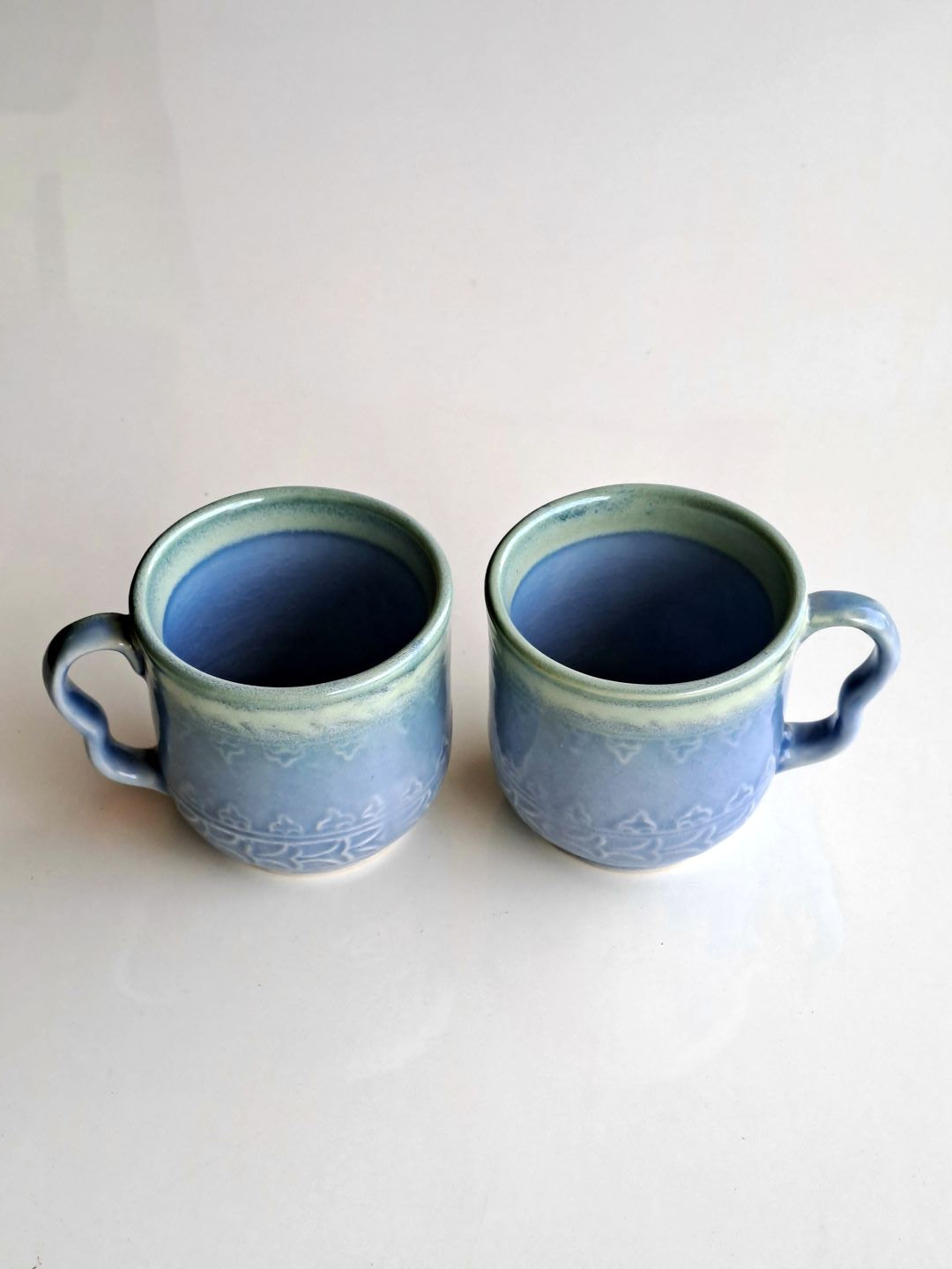 BLUE COLOR MUG/CUP(SET OF 2)