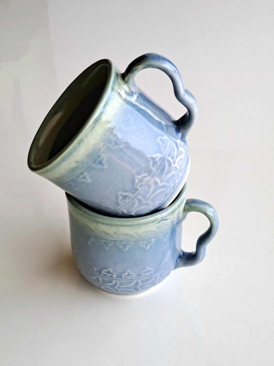 BLUE COLOR MUG/CUP(SET OF 2)