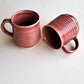 RED COLOR CERAMIC MUG/CUP (SET OF 2)