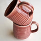 RED COLOR CERAMIC MUG/CUP (SET OF 2)