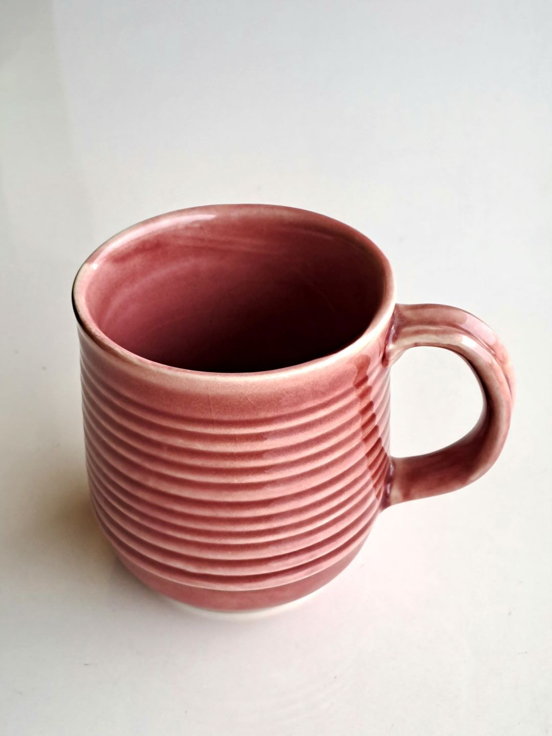 RED COLOR CERAMIC MUG/CUP (SET OF 2)