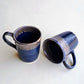 BLUE COLOR CERAMIC MUG/CUP (SET OF 2)