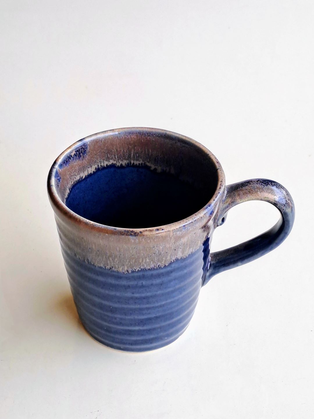 BLUE COLOR CERAMIC MUG/CUP (SET OF 2)