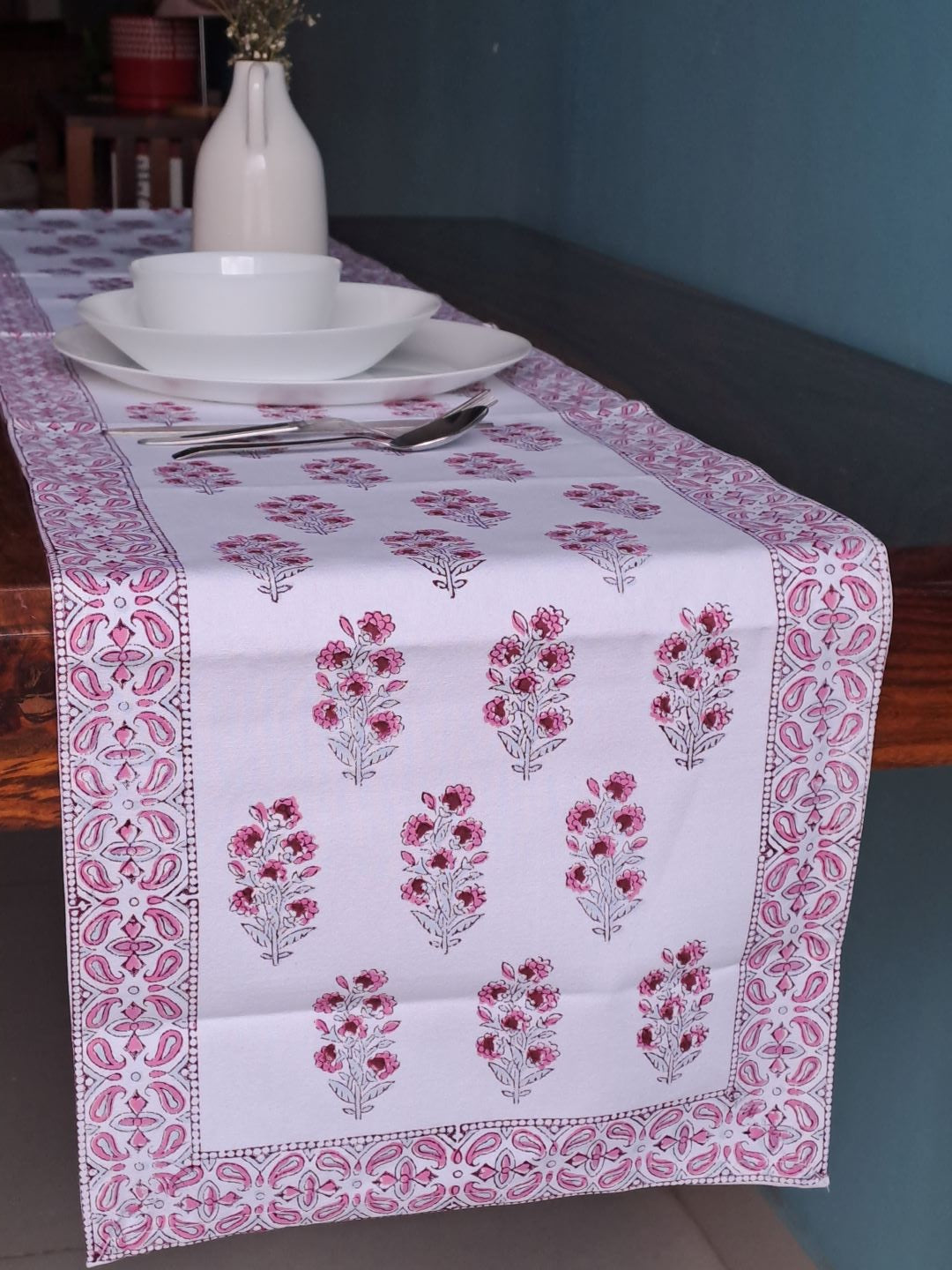 HANDBLOCK PRINT TABLE RUNNER