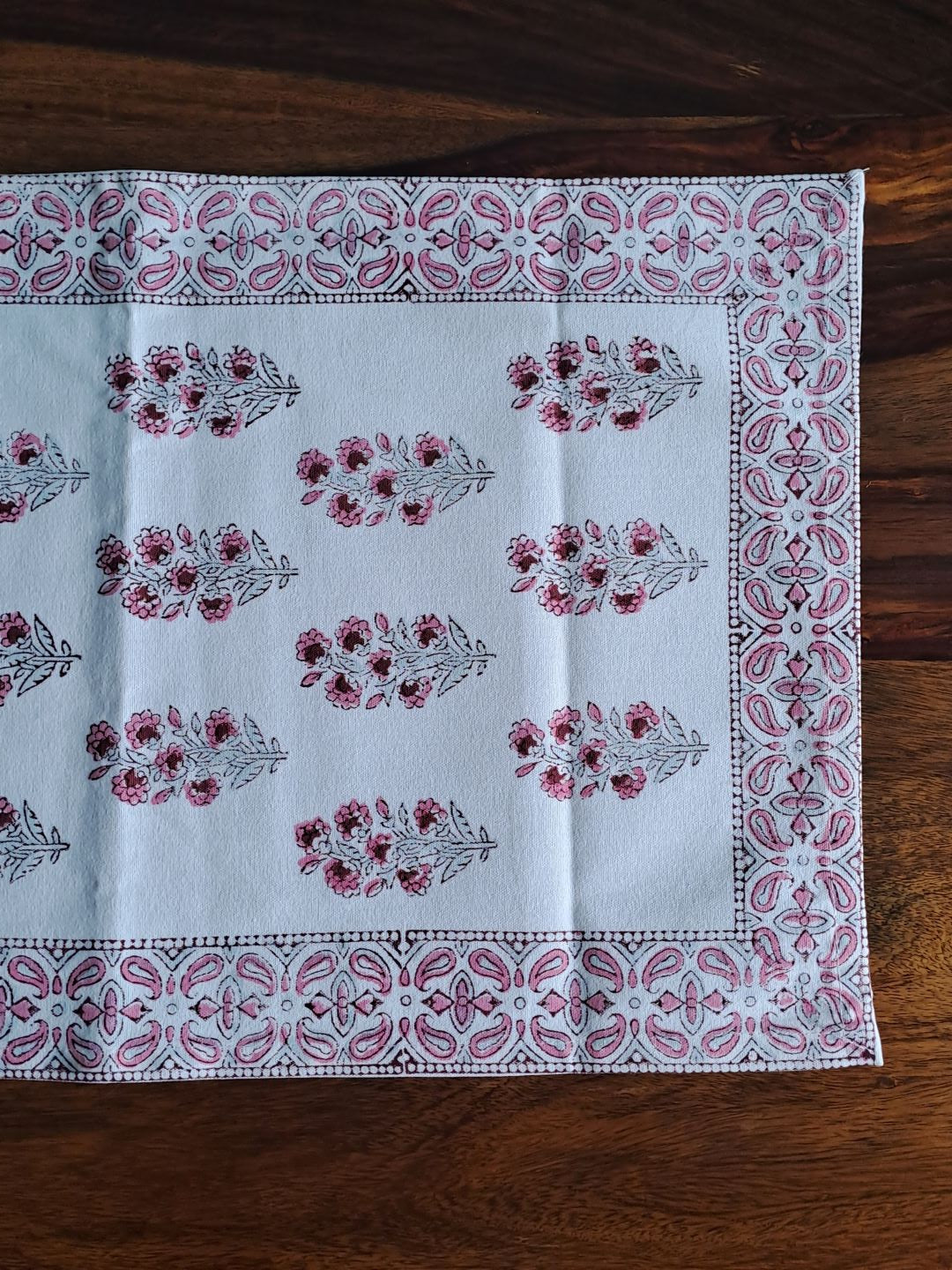 HANDBLOCK PRINT TABLE RUNNER