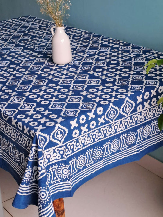 6 SEATER HAND BLOCK PRINT TABLE CLOTH