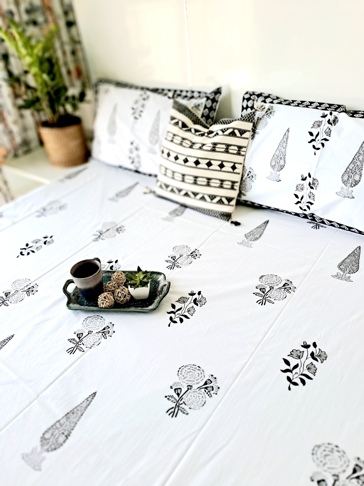 HANDBLOCK PRINT BEDSHEET