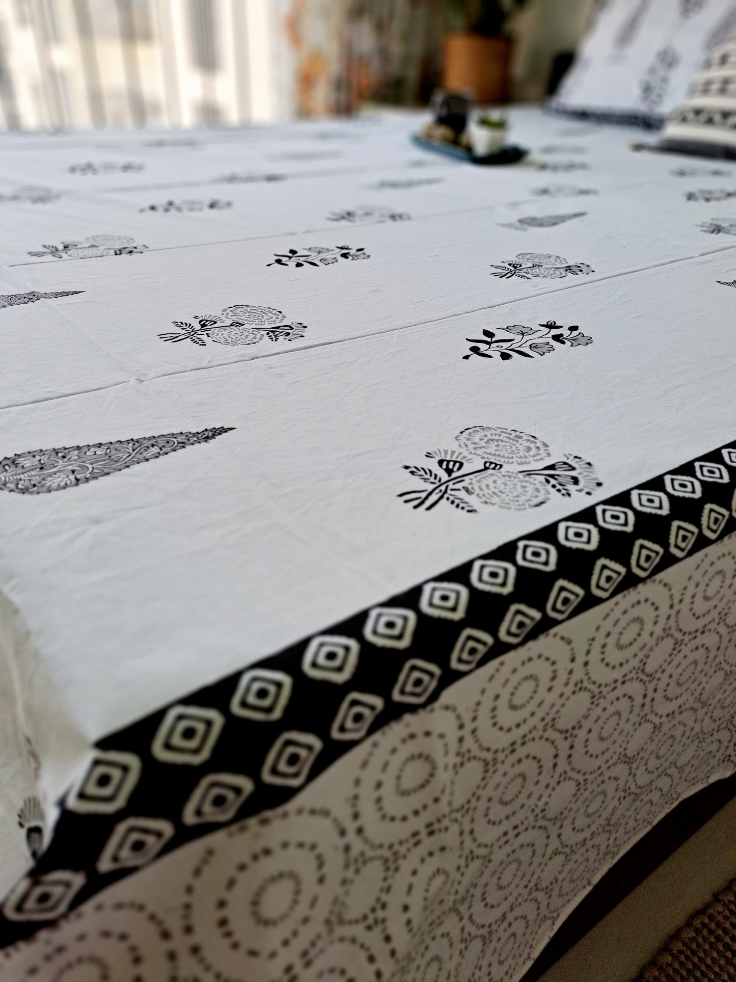 HANDBLOCK PRINT BEDSHEET