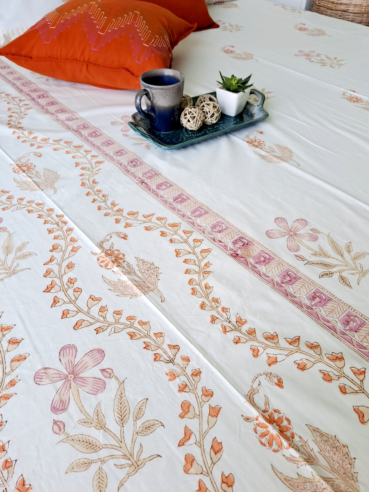 HANDBLOCK PRINT BEDSHEET