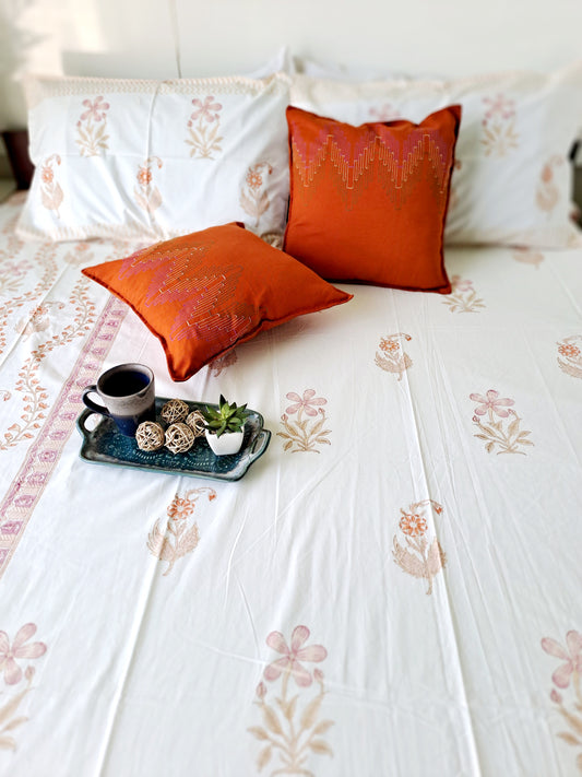 HANDBLOCK PRINT BEDSHEET