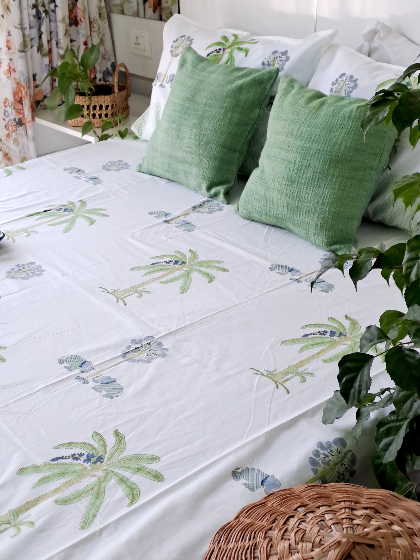 HANDBLOCK PRINT BEDSHEET