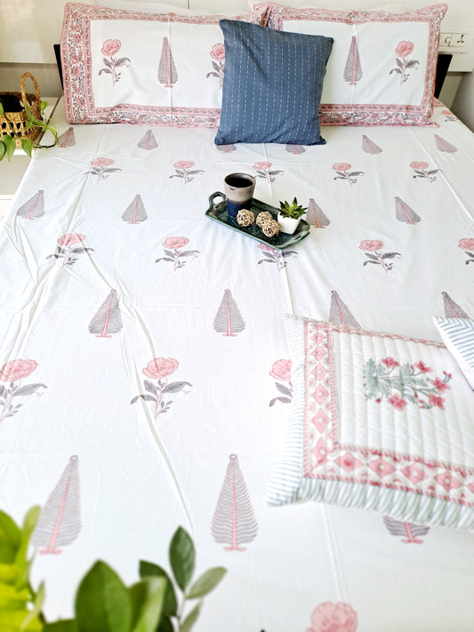 HANDBLOCK PRINT BEDSHEET