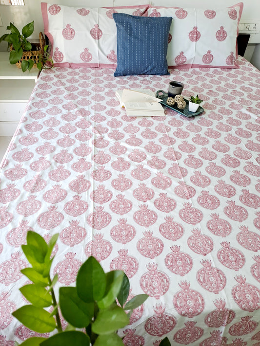 HANDBLOCK PRINT BEDSHEET