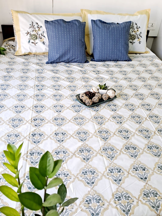 HANDBLOCK PRINT BEDSHEET