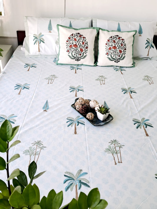 HANDBLOCK PRINT BEDSHEET