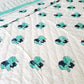 HANDBLOCK PRINTED REVERSIBLE COTTON KIDS (SINGLE) QUILT