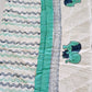 HANDBLOCK PRINTED REVERSIBLE COTTON KIDS (SINGLE) QUILT