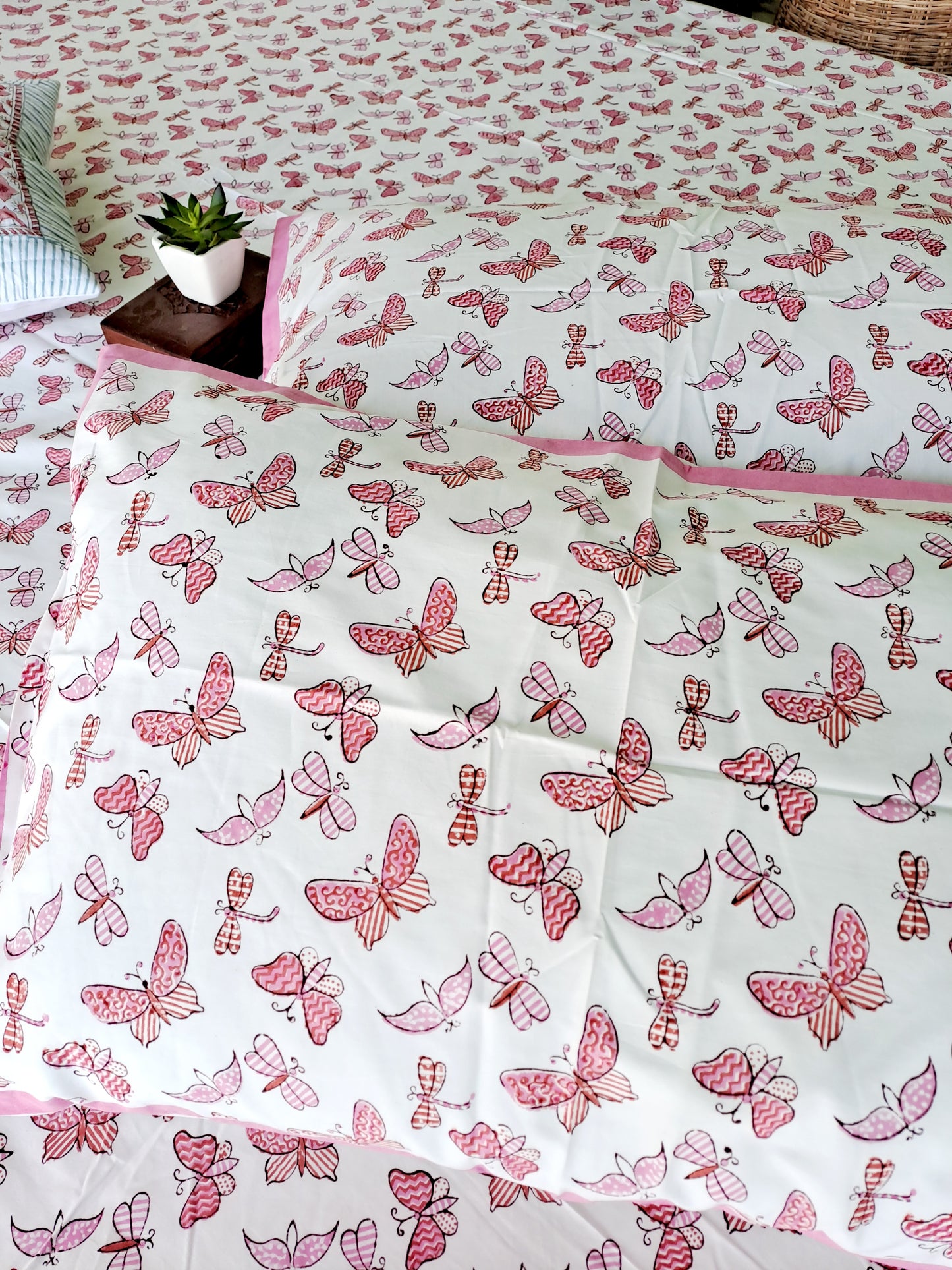 HANDBLOCK PRINT BEDSHEET