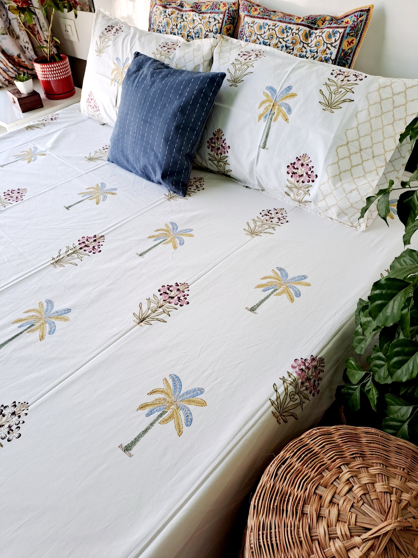 HANDBLOCK PRINT BEDSHEET