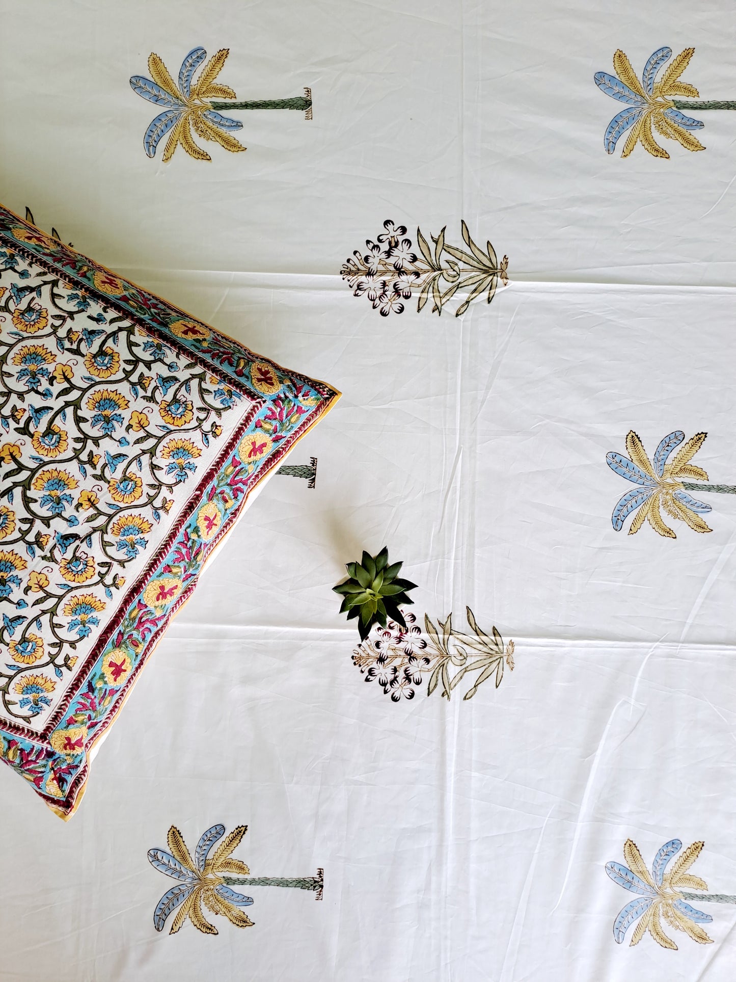 HANDBLOCK PRINT BEDSHEET