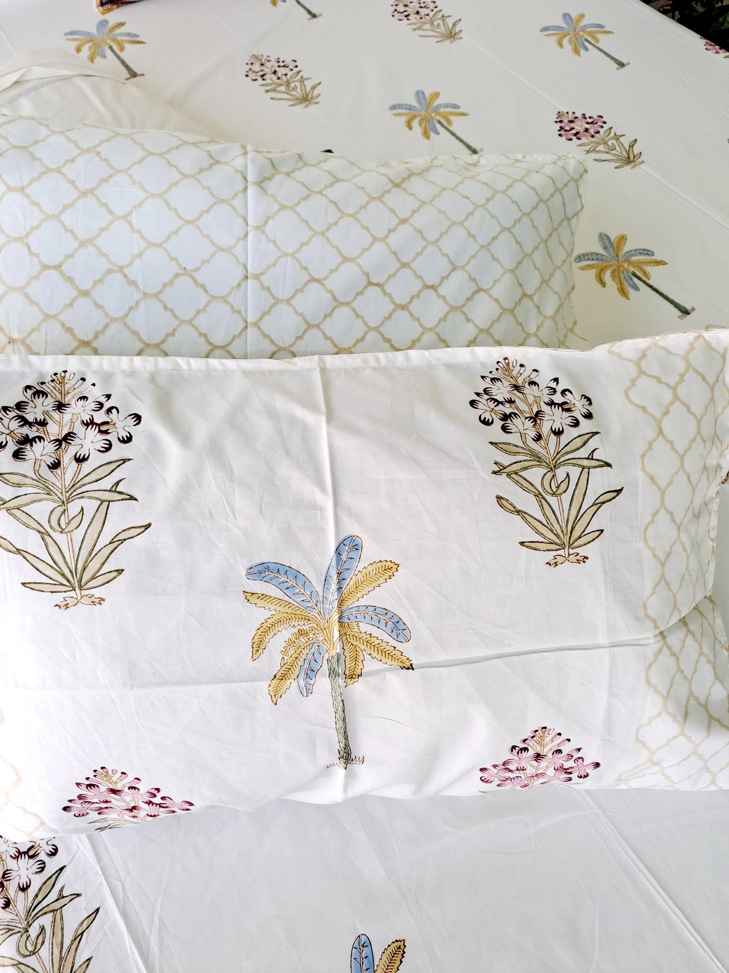 HANDBLOCK PRINT BEDSHEET