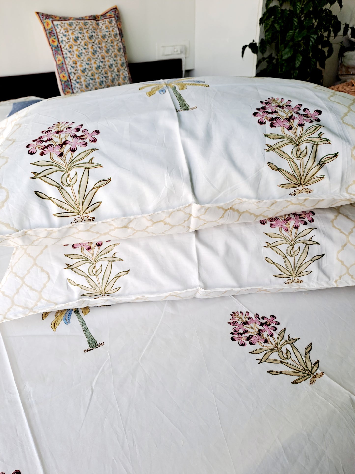 HANDBLOCK PRINT BEDSHEET