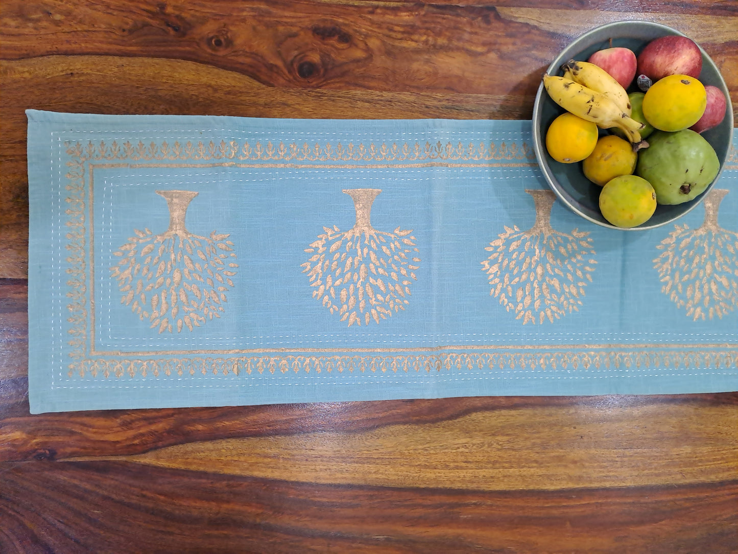 HANDBLOCK PRINT TABLE RUNNER