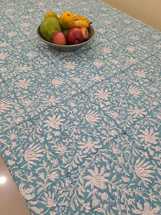 6 SEATER HAND BLOCK PRINT TABLE CLOTH