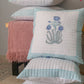 HANDBLOCK PRINT QUILTED CUSHION COVER