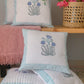 HANDBLOCK PRINT QUILTED CUSHION COVER