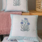 HANDBLOCK PRINT QUILTED CUSHION COVER