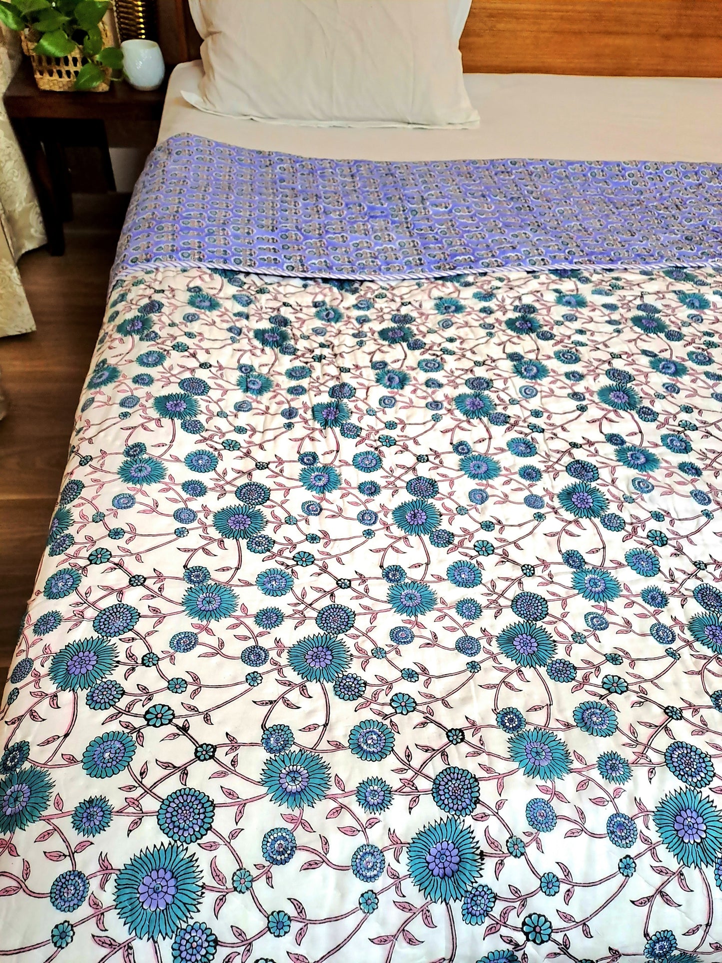 PREMIUM QUALITY HAND BLOCK PRINT DOUBLE QUILT