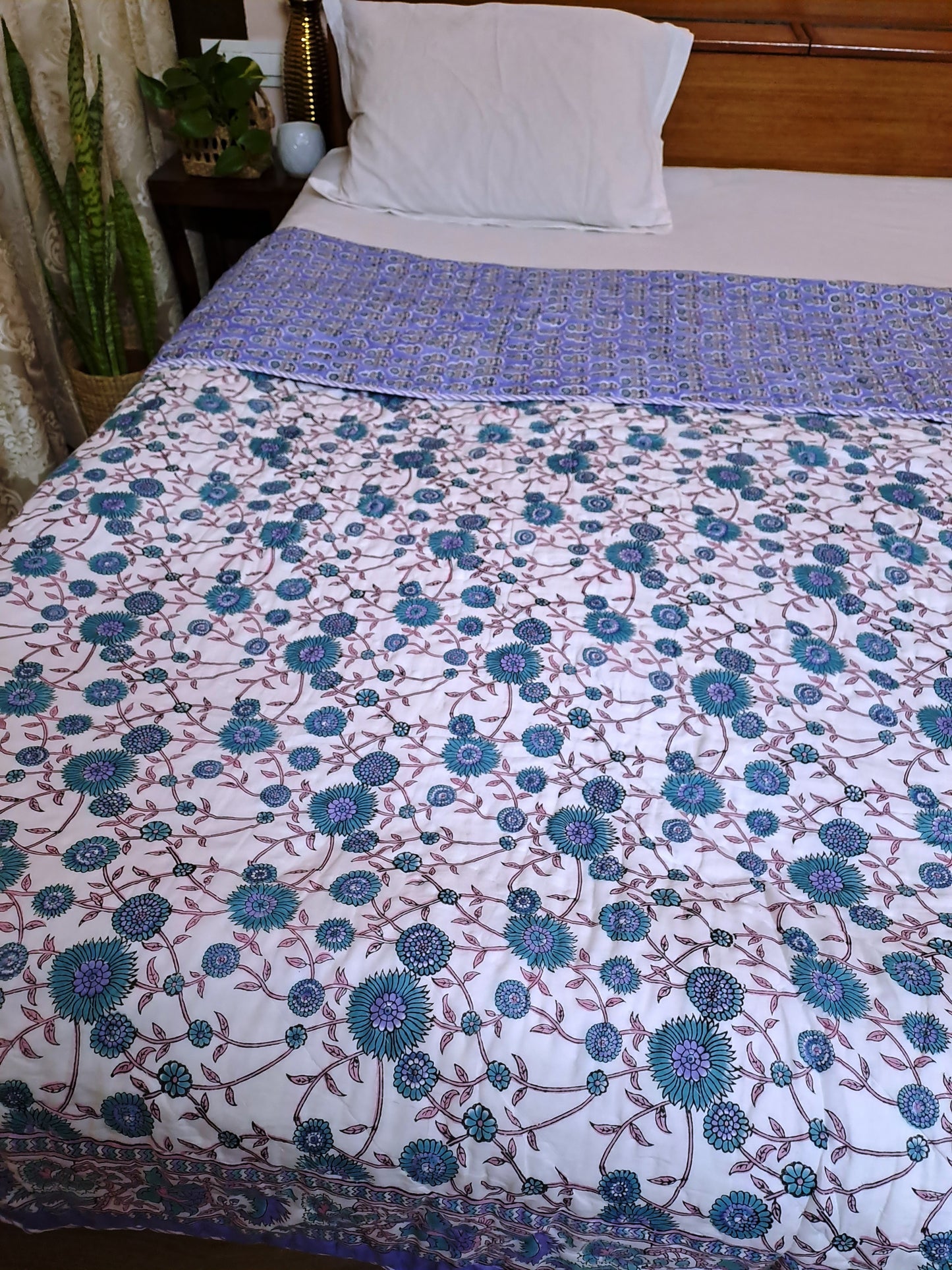 PREMIUM QUALITY HAND BLOCK PRINT DOUBLE QUILT