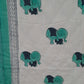 HANDBLOCK PRINTED REVERSIBLE COTTON KIDS (SINGLE) QUILT