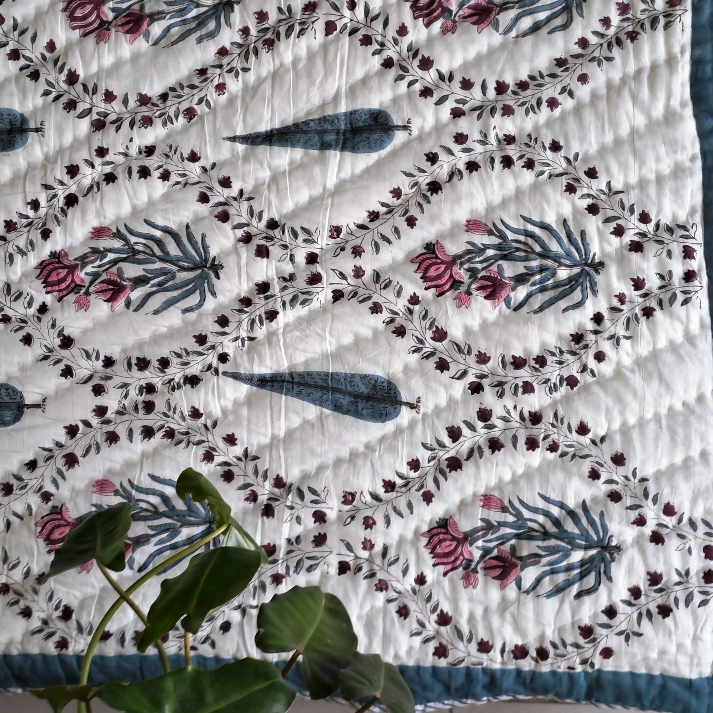 PREMIUM QUALITY HAND BLOCK PRINT SINGLE QUILT