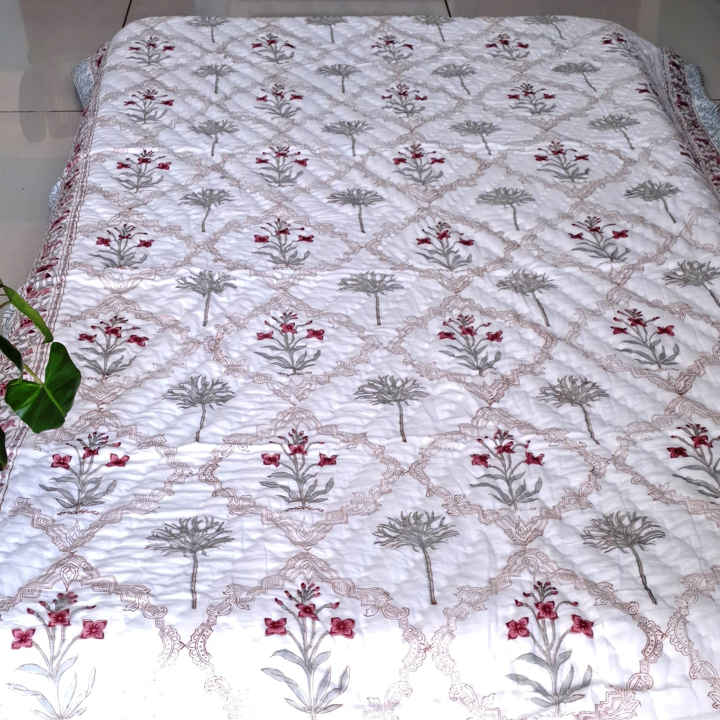 PREMIUM QUALITY HAND BLOCK PRINT SINGLE QUILT