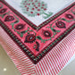 100%  COTTON HAND BLOCK PRINT DOUBLE BEDSHEET