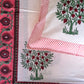 100%  COTTON HAND BLOCK PRINT DOUBLE BEDSHEET