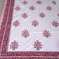 100%  COTTON HAND BLOCK PRINT DOUBLE BEDSHEET