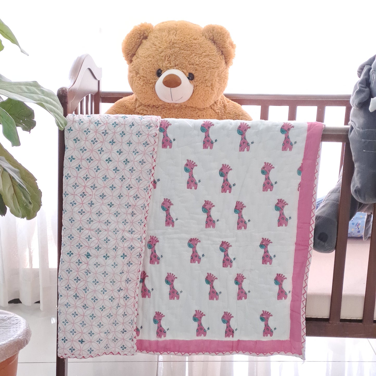 PREMIUM QUALITY HAND BLOCK PRINT BABY QUILT