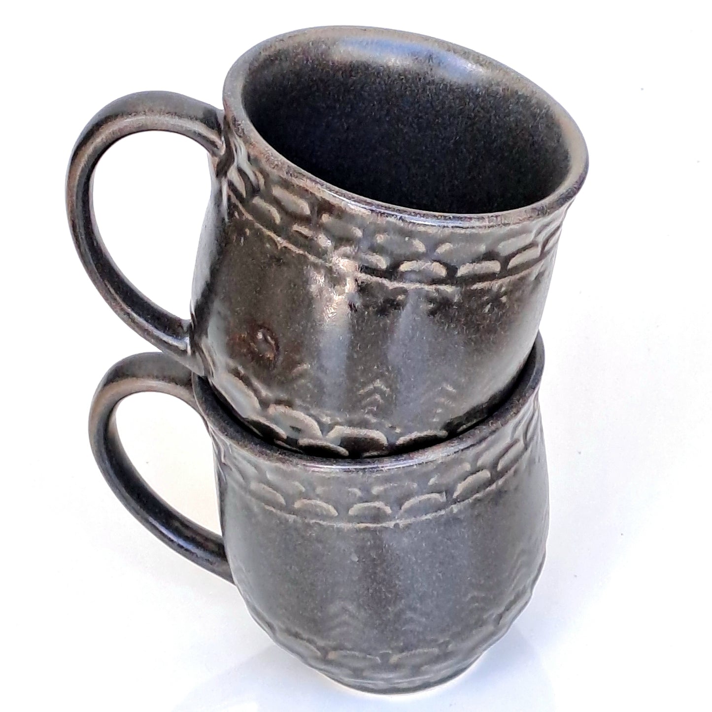 BLACK COLOR MUG/CUP(SET OF 2)